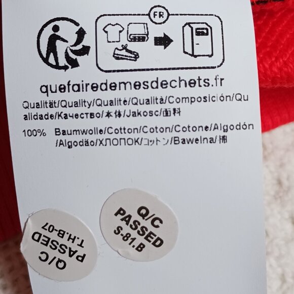 BOSS Cotton Terry Hoodie Orange Men's Plus size 3XL - Picture 9 of 12